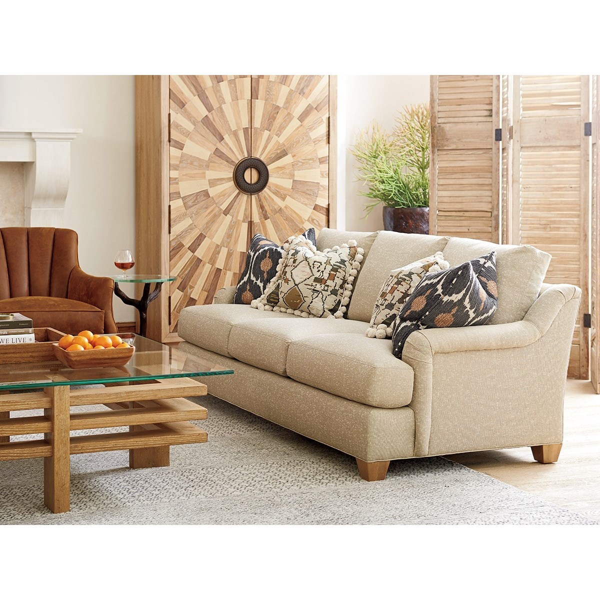 Tommy Bahama Home Los Altos 1842 33 Barton Transitional Sofa
