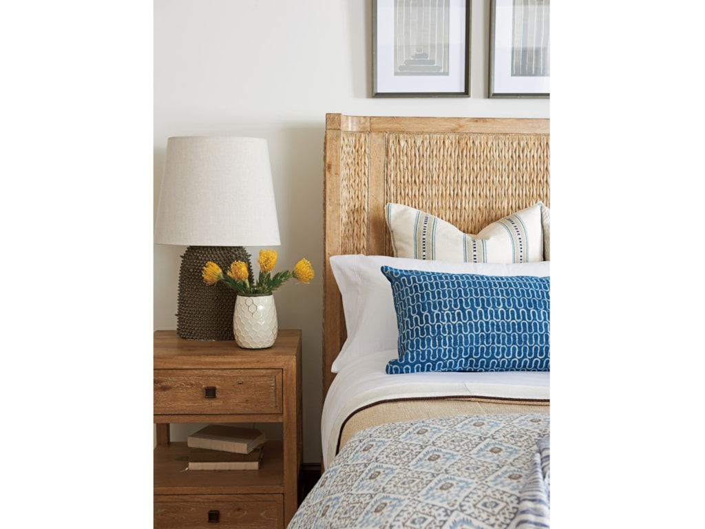 Tommy Bahama Home Los Altos Ivory Coast Queen Size Bed With