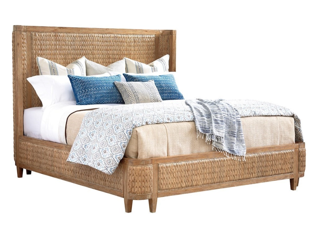 Tommy Bahama Home Los Altos 566 134c Ivory Coast King Size Bed With Tommy Bahama Home Los Altosivory Coast Woven Bed 6 King