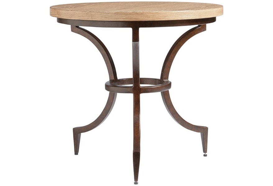 Tommy Bahama Home Los Altos 566 950 Flemming Round Metal End Table Tommy Bahama Home Los Altos 566 950