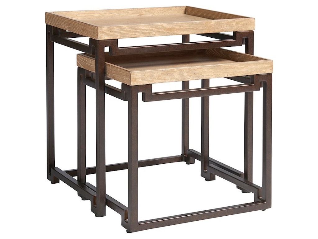 Los Altos Dolca Vita Set Of Two Contemporary Nesting Tables By Tommy Bahama Home At Hudson S Furniture
