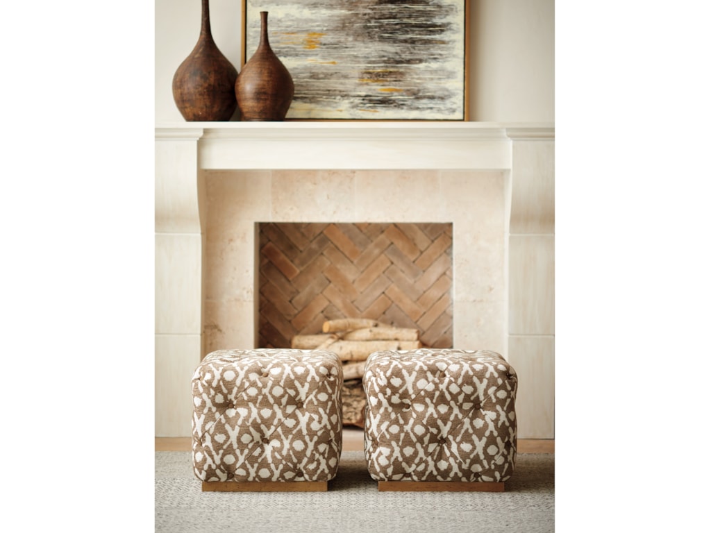 Tommy Bahama Home Los AltosAuburn Cubed Ottoman
