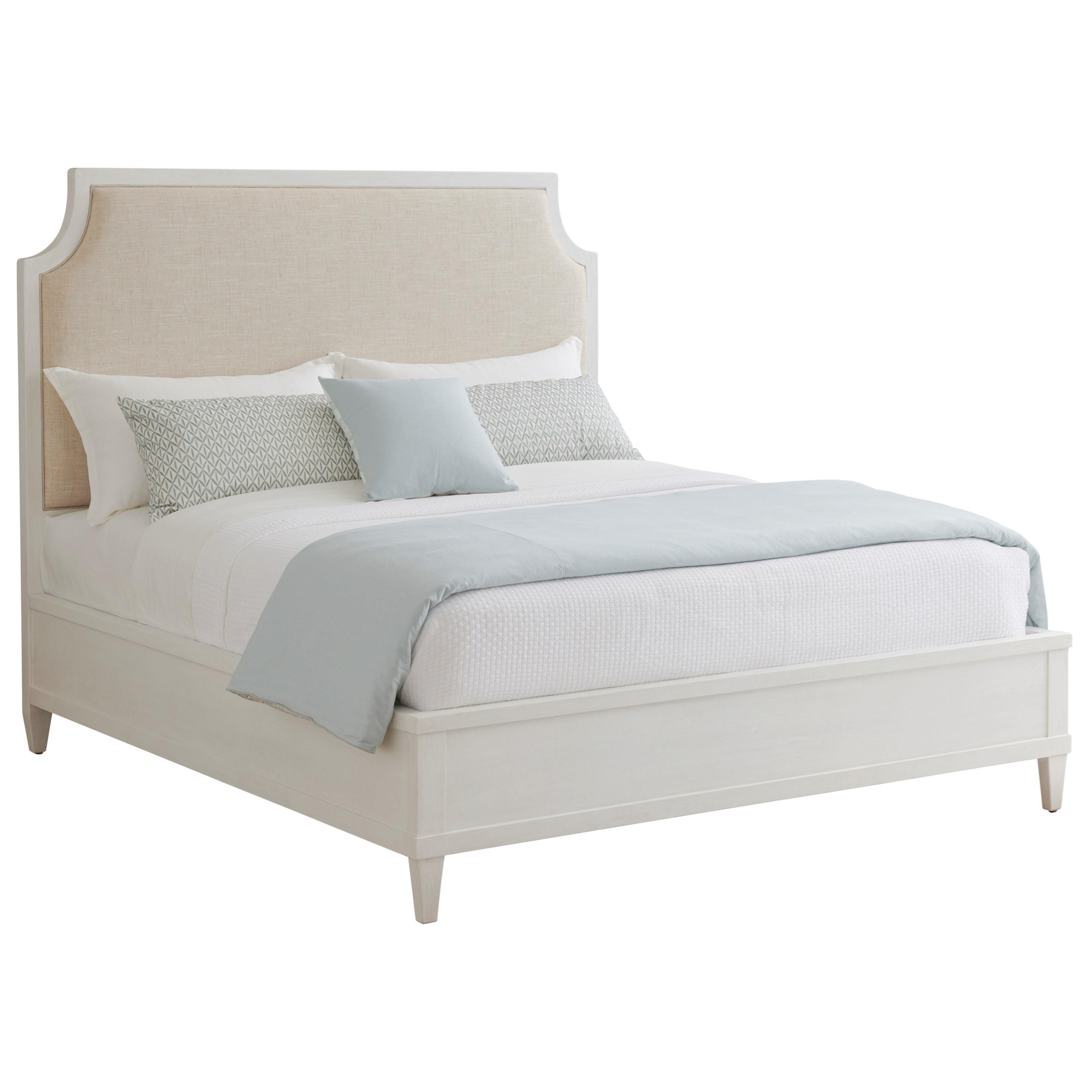 Tommy Bahama Home Ocean Breeze 570 153c Belle Isle Queen Upholstered Bed In Sanibel Fabric Hudson S Furniture Upholstered Beds
