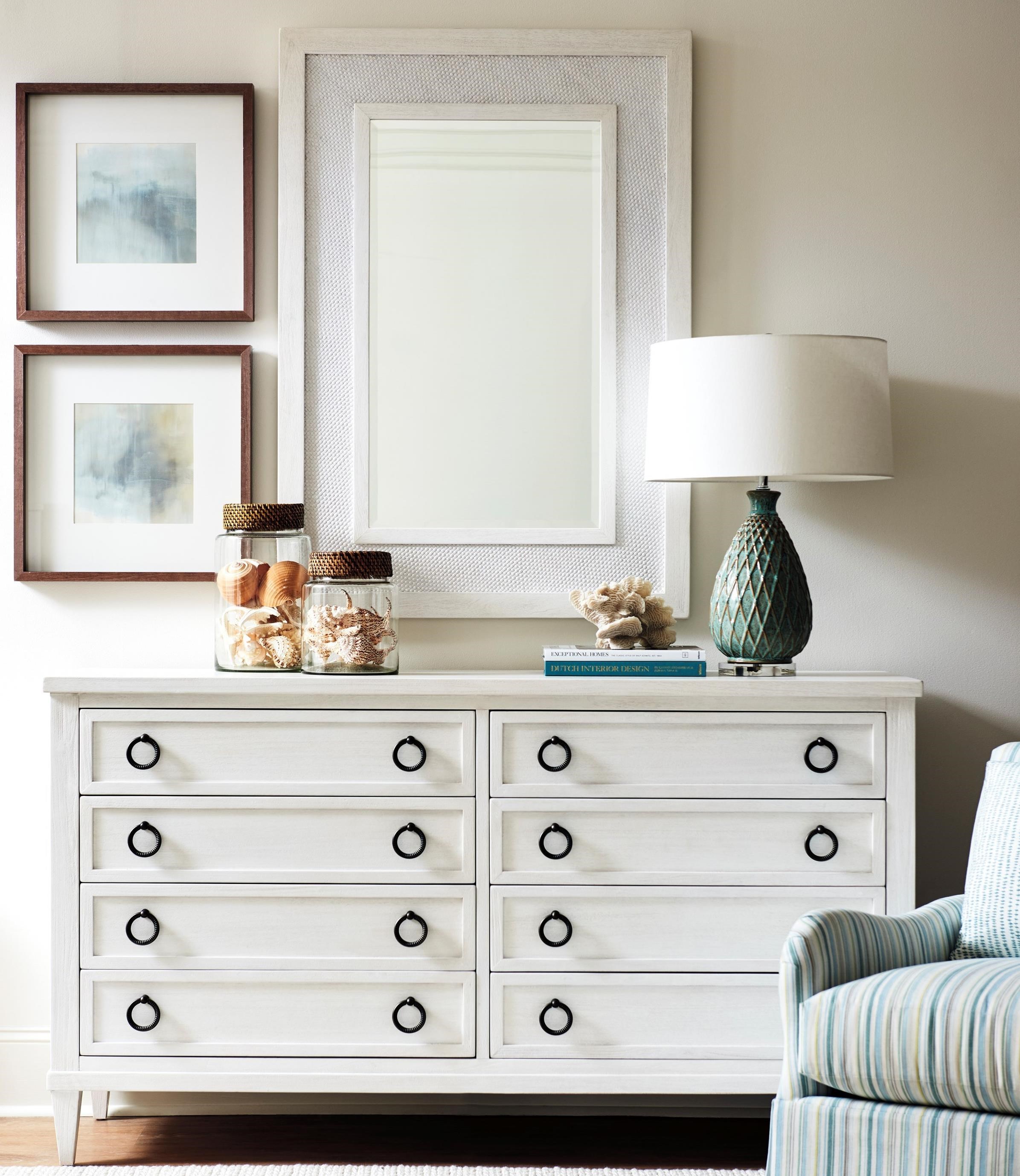 Tommy Bahama Home Ocean Breeze Kings Bay 8 Drawer Dresser Mirror