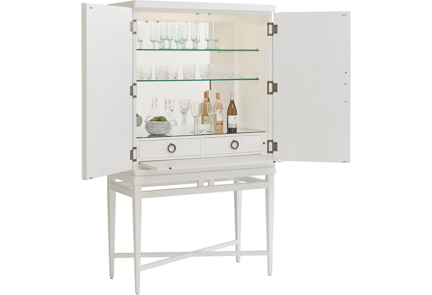 Tommy Bahama Home Ocean Breeze Jensen Beach Bar Cabinet With Led