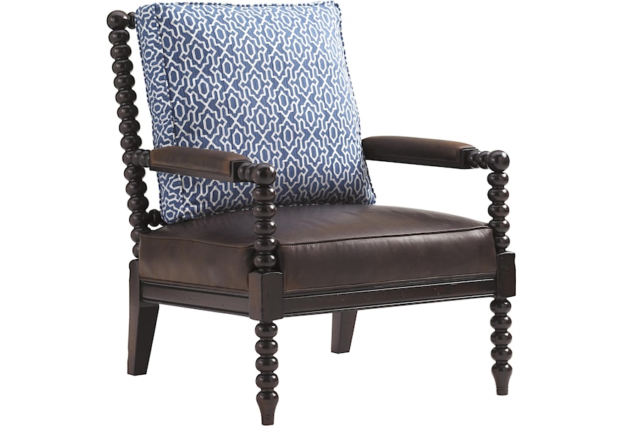 Tommy Bahama Home Kingstown Maarten Chair With Padded Arms