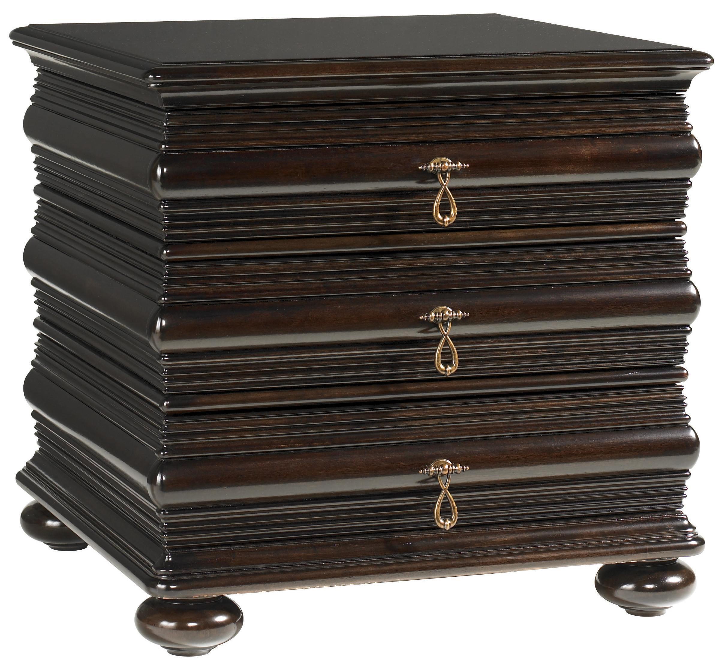 Tommy Bahama Home Royal Kahala 537 956 Three Drawer Black Sands