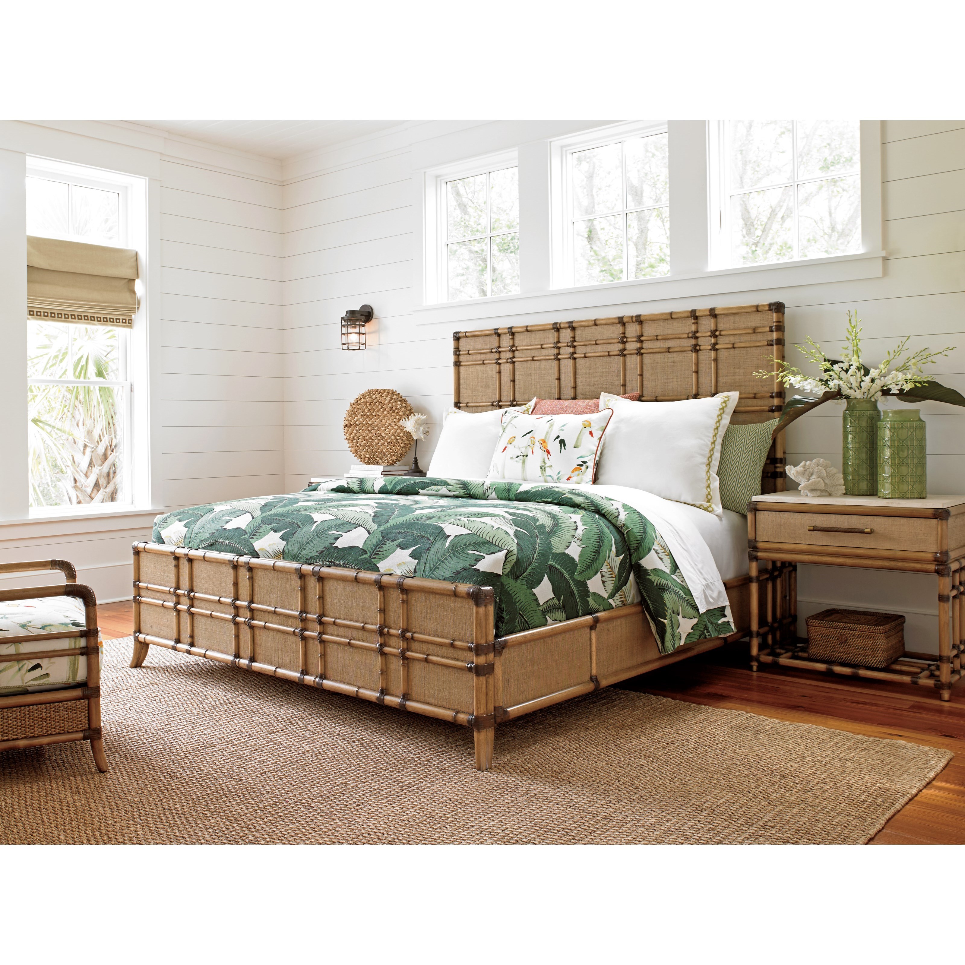 Tommy Bahama Home Twin Palms King Bedroom Group Reeds