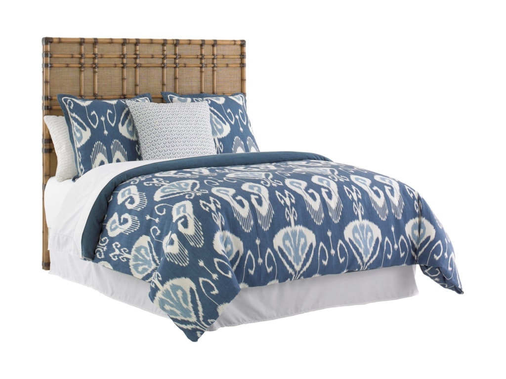 Tommy Bahama Home Twin PalmsQueen Size Coco Bay Headboard