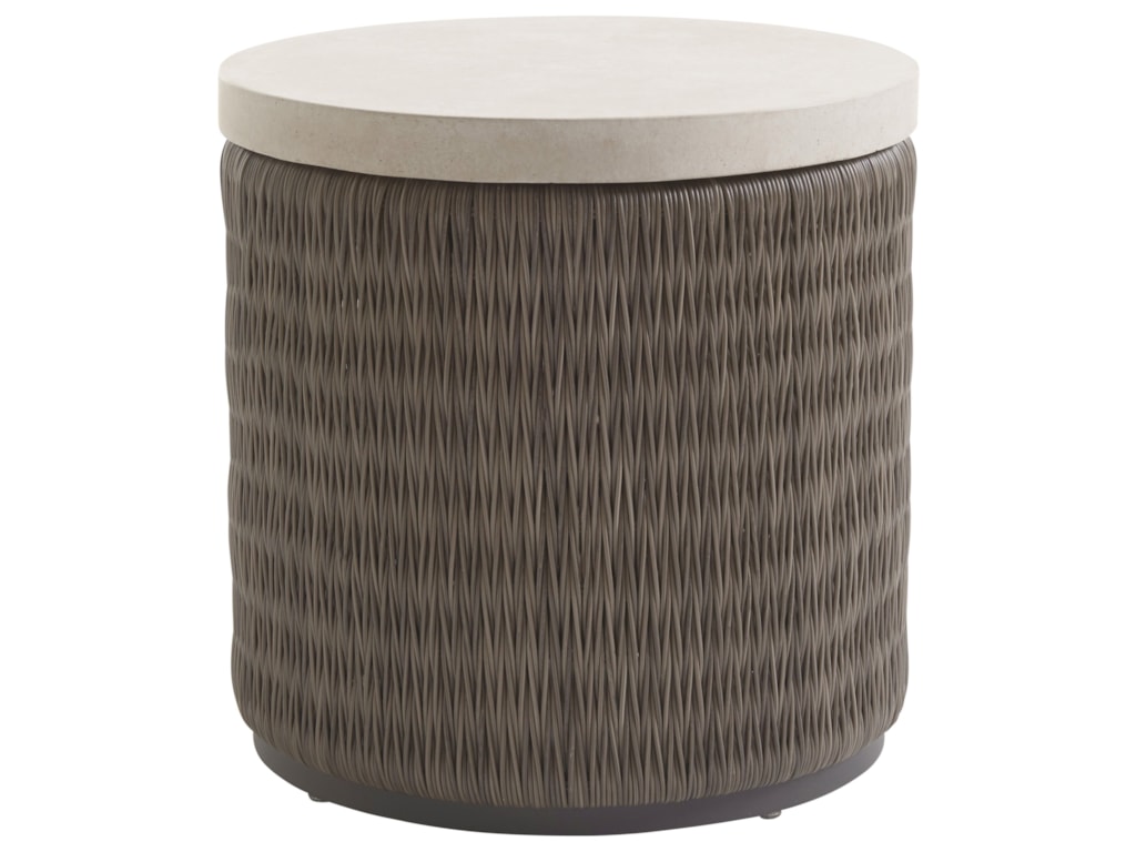 Tommy Bahama Outdoor Living Cypress Point Ocean Terrace 3900 953 Tommy Bahama Outdoor Living Cypress Point Ocean Terraceround End Table With Weatherstone Top