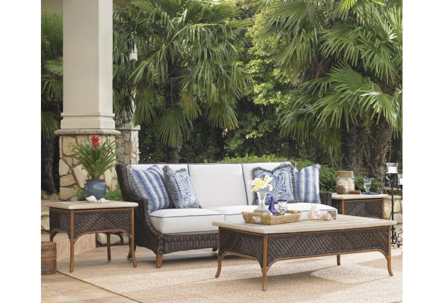 Tommy Bahama Outdoor Living Island Estate Lanai 4 Piece Boxed Edge Tommy Bahama Outdoor Living Island