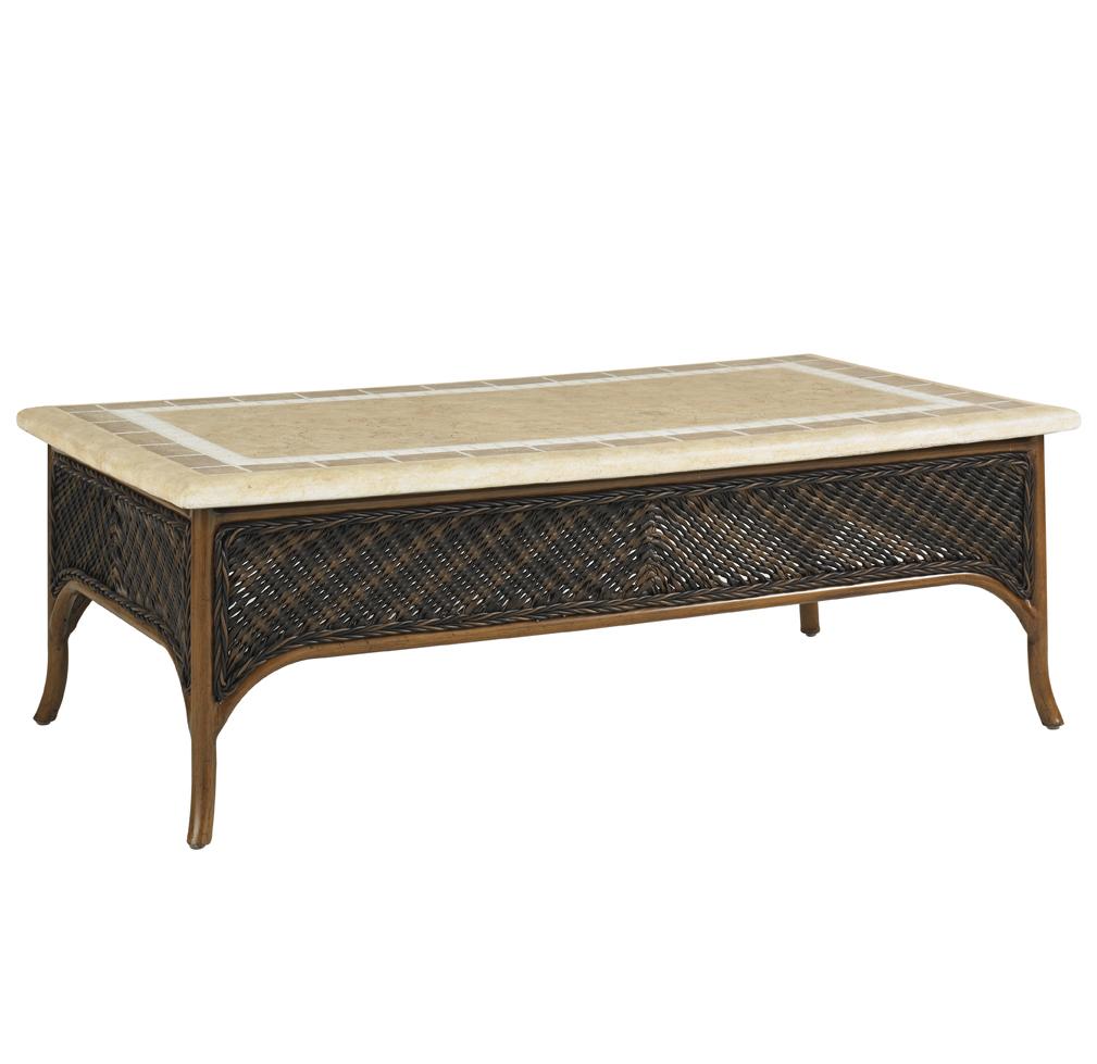 Tommy Bahama Outdoor Living Island Estate Lanai 4 Piece Boxed Edge Sofa And Table Set Howell Furniture Outdoor Conversation Sets Outdoor Chat Sets