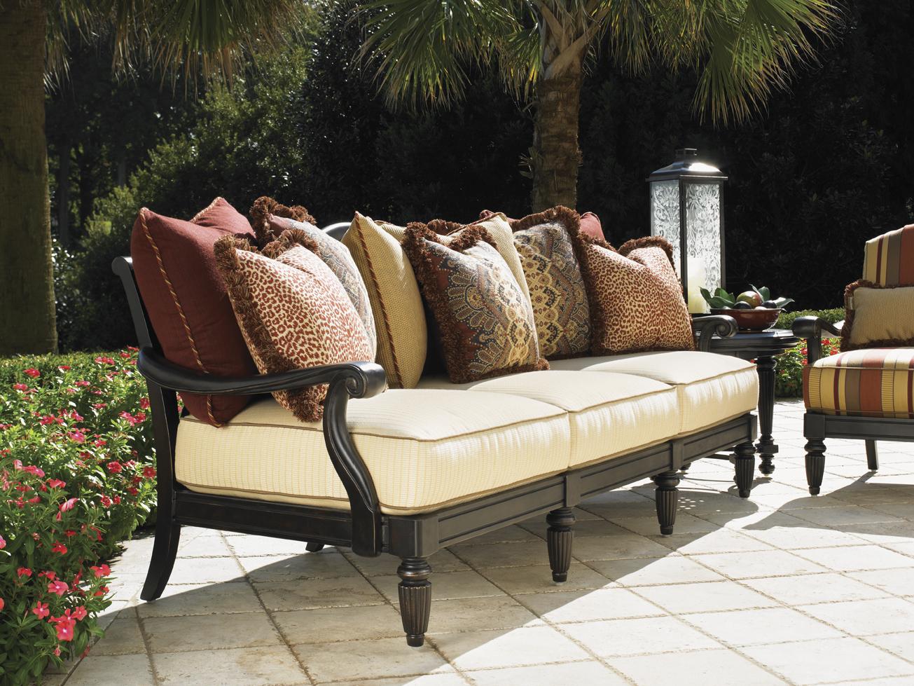 Tommy Bahama Outdoor Living Kingstown Sedona Scatterback Sofa With