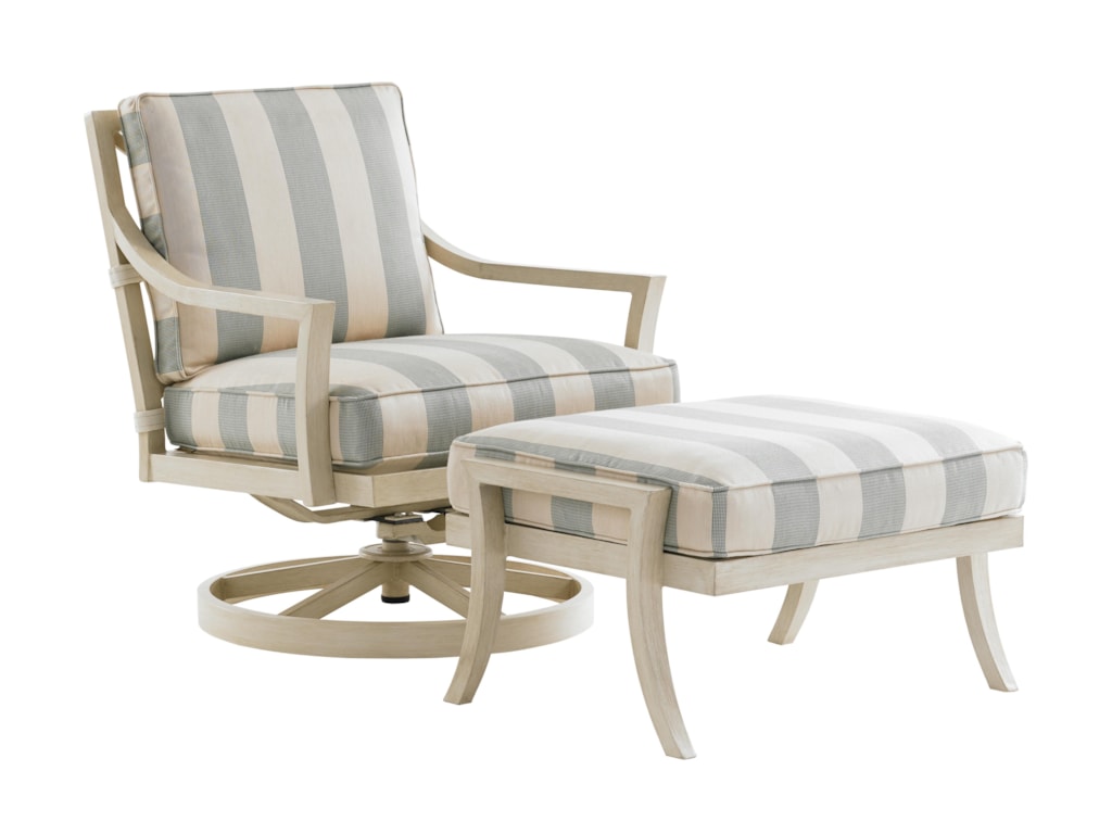 tommy bahama outdoor living misty garden outdoor swivel rocker