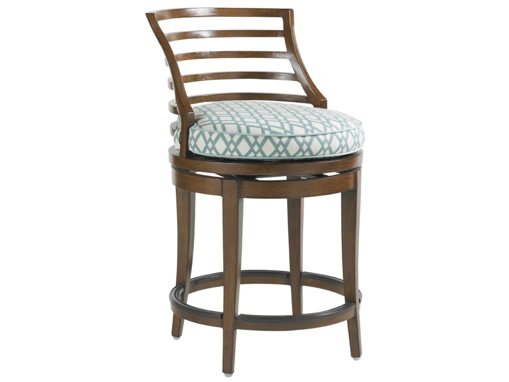 Tommy Bahama Outdoor Living Ocean Club PacificaOutdoor Swivel Counter Stool