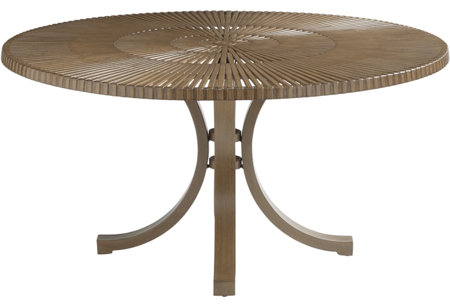 Tommy Bahama Outdoor Living St Tropez 3925 875c Contemporary Round Outdoor Dining Table Baer S Furniture Outdoor Dining Table