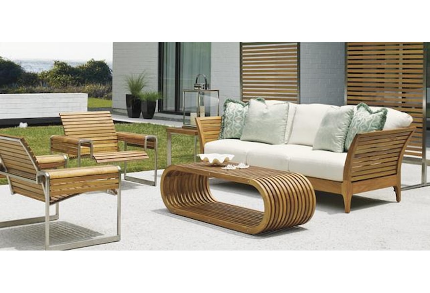 Tommy Bahama Outdoor Living Tres Chic Modern Sofa With Tommy Bahama Outdoor Living Tres Chic
