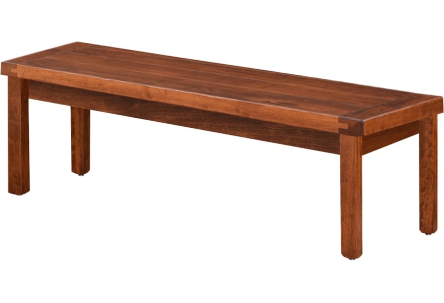 Trailway Amish Sutter Mills 58 Customizable Dining Bench Prime