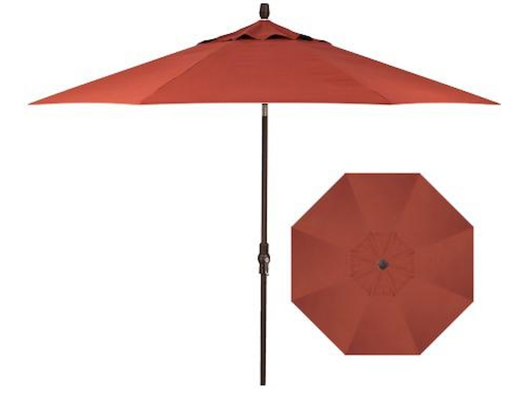 Treasure Garden Market Umbrellas11' Market Collar Umbrella