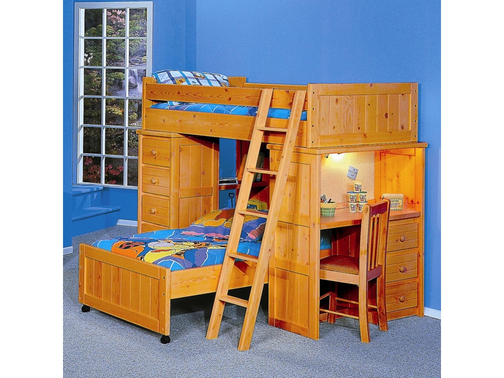 Trendwood BayviewTwin/Twin Loft Bed