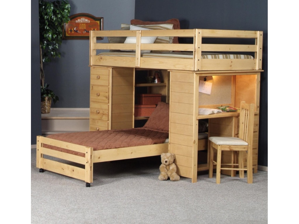 Trendwood BayviewTwin/Twin Loft Bed