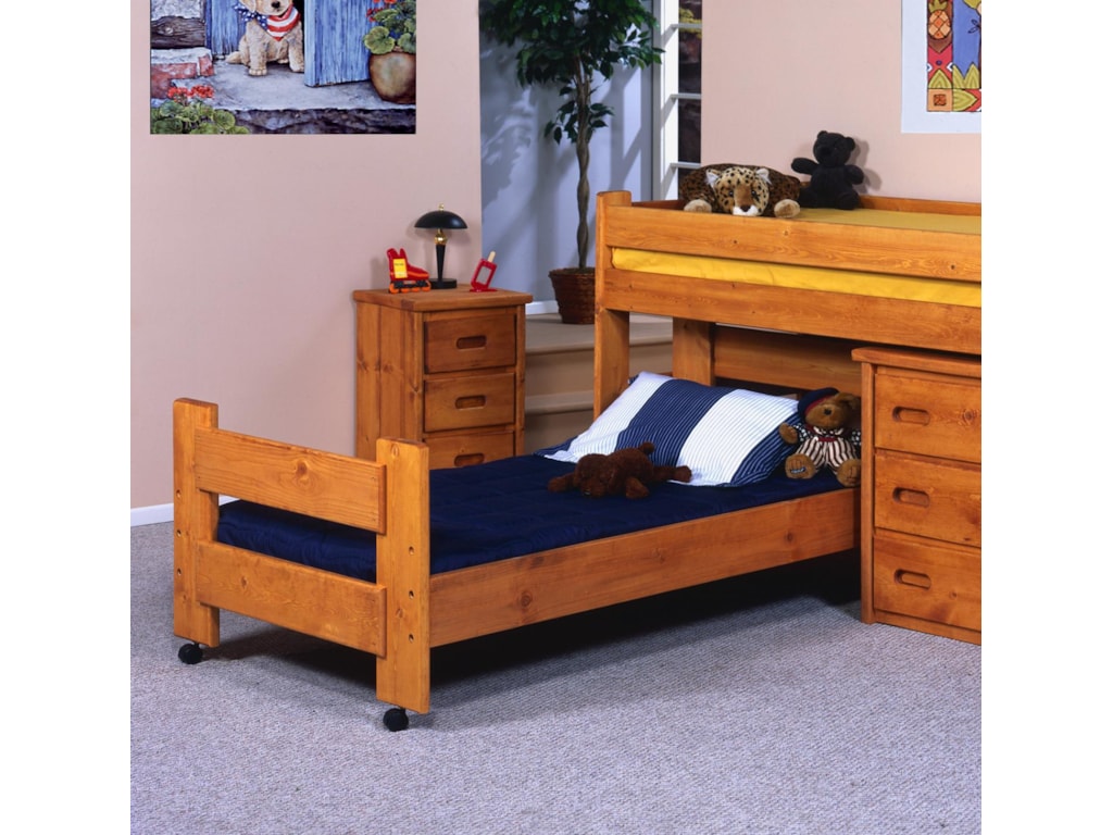 Trendwood BunkhouseTwin Caster Bed