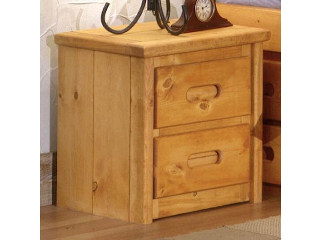 Trendwood Bunkhouse2 Drawer Nightstand