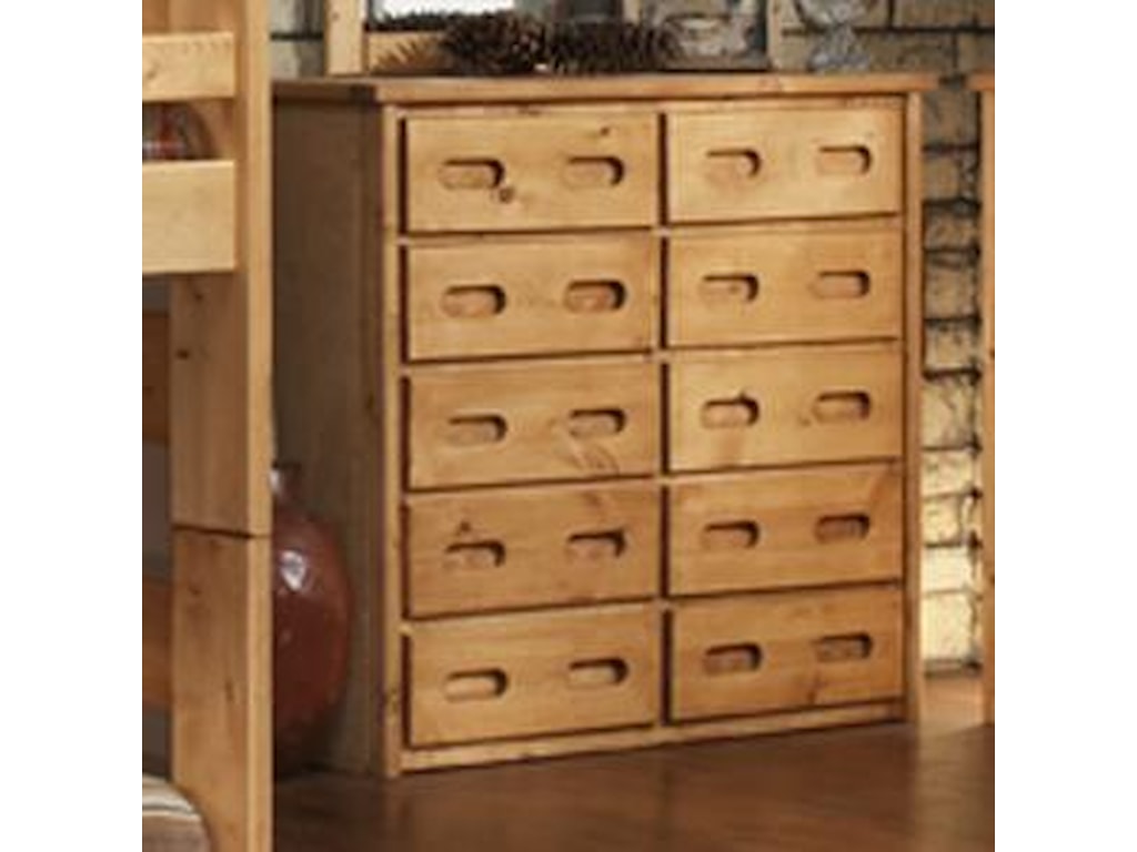 Bunkhouse 10 Drawer Mule Chest Sadler S Home Furnishings