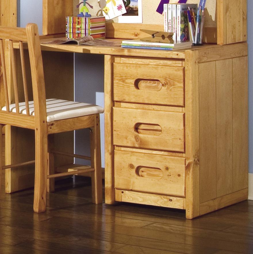 Trendwood Bunkhouse Single Pedestal Student Desk Conlin S