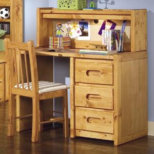 Trendwood Bunkhouse Single Pedestal Student Desk Conlin S