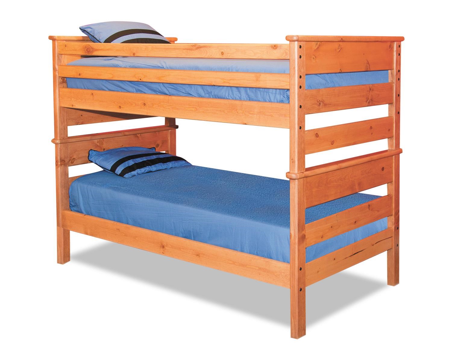 wood twin bunk beds