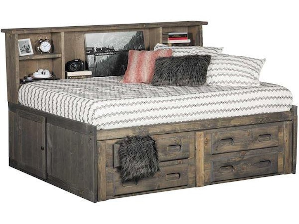 Trendwood Sedona 4425 26 27 31 4795fu Full Bookcase Bed With 4