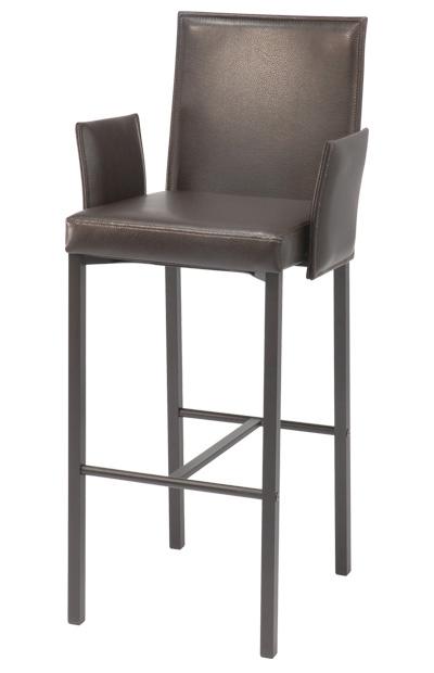 Contemporary Seating Quadrato Ii Stationary Bar Stool Bennett S Furniture And Mattresses Bar Stools