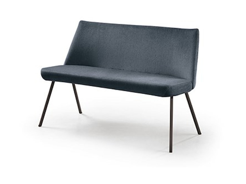 Trica Lola Contemporary Upholstered Bench Bennett S Furniture