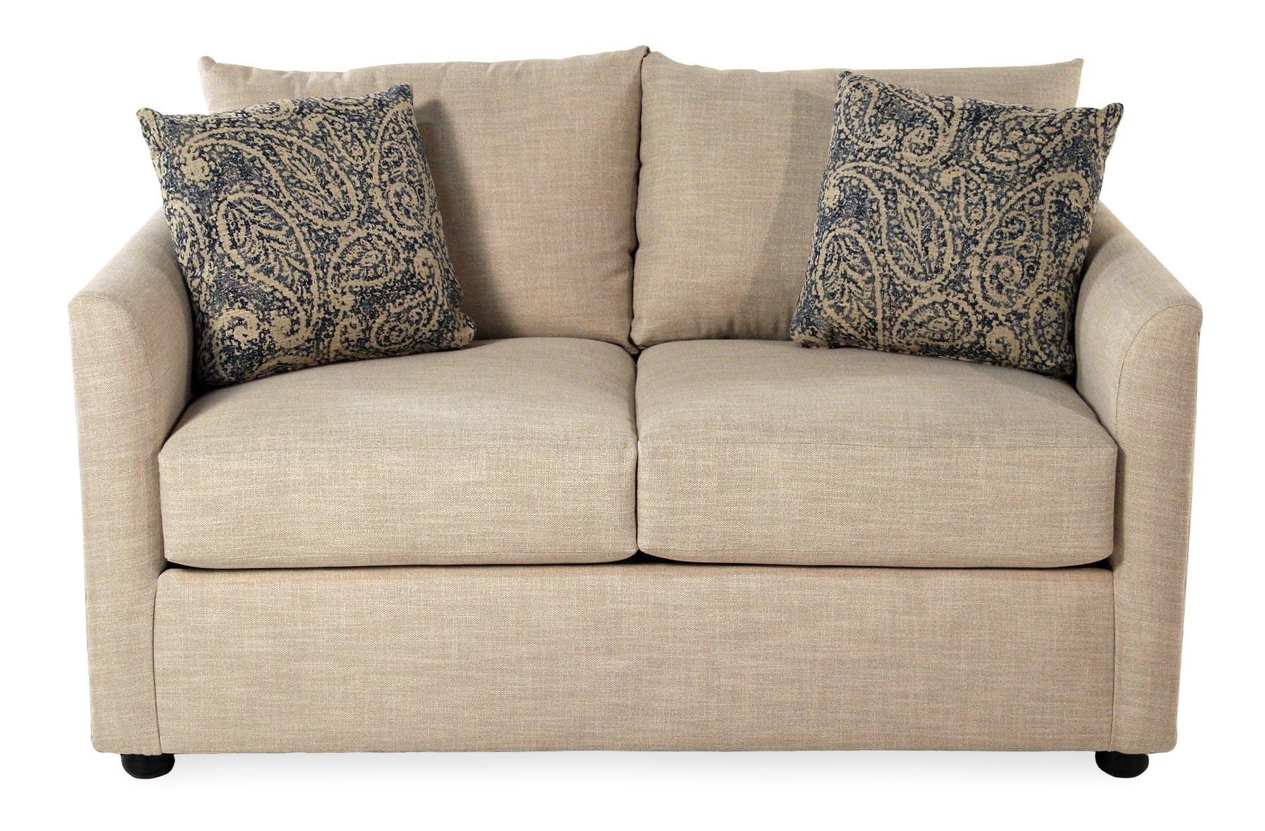 Trisha Yearwood Home Collection By Klaussner Trisha Transitional Style Loveseat W Tuxedo Arms Rotmans Love Seats