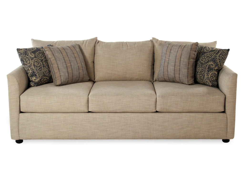 Trisha Transitional Style Sofa W Tuxedo Arms By Yearwood Home Collection Klaussner At Rotmans