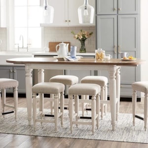 Trisha Yearwood Home Collection By Klaussner Nashville Allentown Drop Leaf Counter Height Dining Table Johnny Janosik Pub Tables
