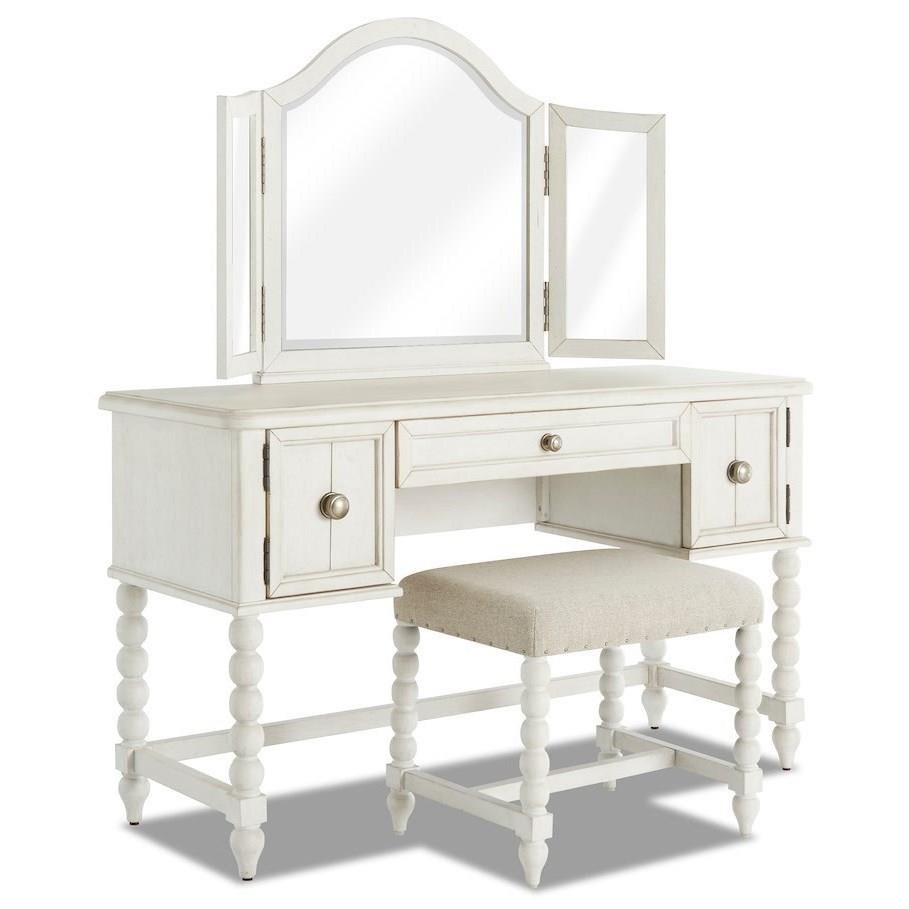 Trisha Yearwood Home Collection By Klaussner Nashville 749 921 Stool Broadway Vanity Stool Sam Levitz Furniture Vanity Stools Vanity Chairs