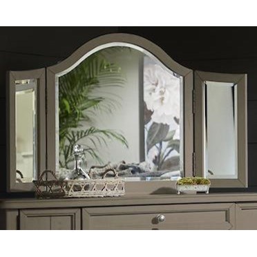 Trisha Yearwood Home Collection By Klaussner Nashville Broadway Tri Fold Vanity Mirror Johnny Janosik Vanity Mirrors