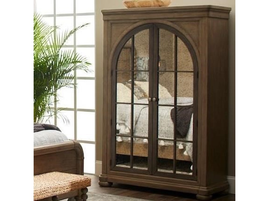 Trisha Yearwood Home Collection By Klaussner Nashville Ryman Armoire With Glass Doors And Hanging Clothes Rod Wayside Furniture Armoires Trisha Yearwood Home Collection By Klaussner Nashville Ryman Armoire With Glass Doors And Hanging Clothes Rod Wayside Furniture Armoires