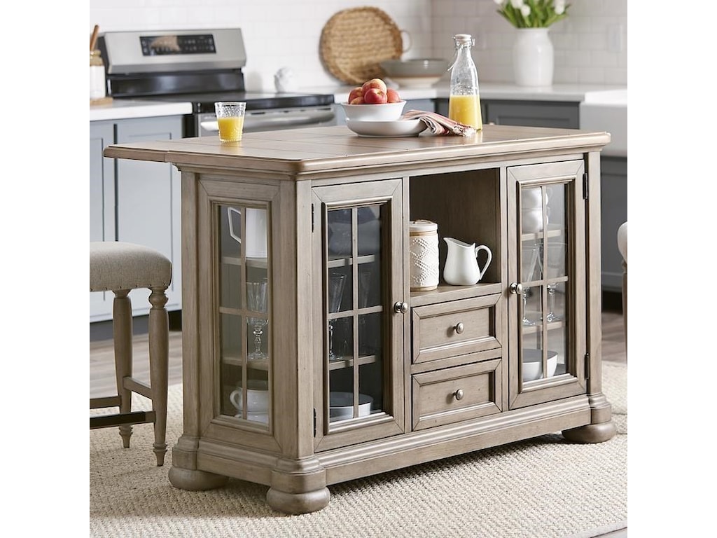 Trisha Yearwood Home Collection By Klaussner Nashville 750 885 Islan Trisha S Kitchen Island With Drop Leaf Counter Top Sam Levitz Furniture Kitchen Islands