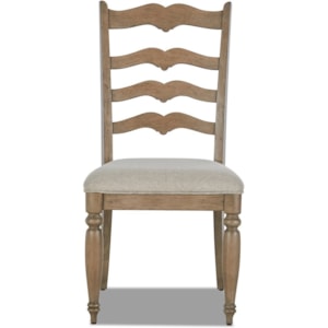 Trisha Yearwood Home Collection By Klaussner Nashville 750 900 Drc Concord Ladderback Side Chair Hudson S Furniture Dining Side Chairs