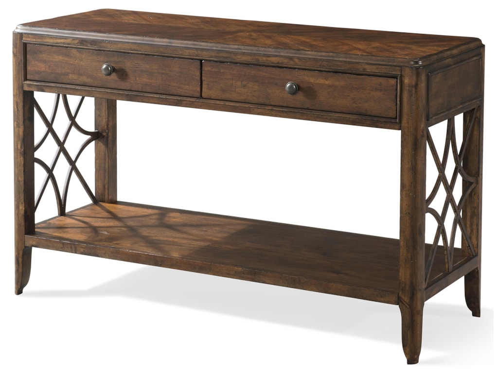 Trisha Yearwood Home Collection By Klaussner Trisha Yearwood Home 920 819 809 825 Rectangular 2 Drawer Cocktail Table 1 Drawer End Table And Sofa Table Set Sam Levitz Furniture Occasional Groups