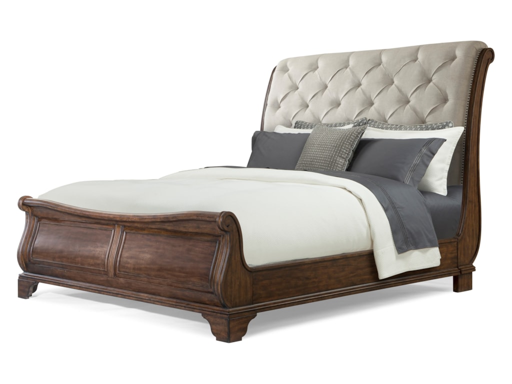 Trisha Yearwood Home Collection By Klaussner Trisha Yearwood Home Collection By Klaussner Homedottie Queen Upholstered Sleigh Bed