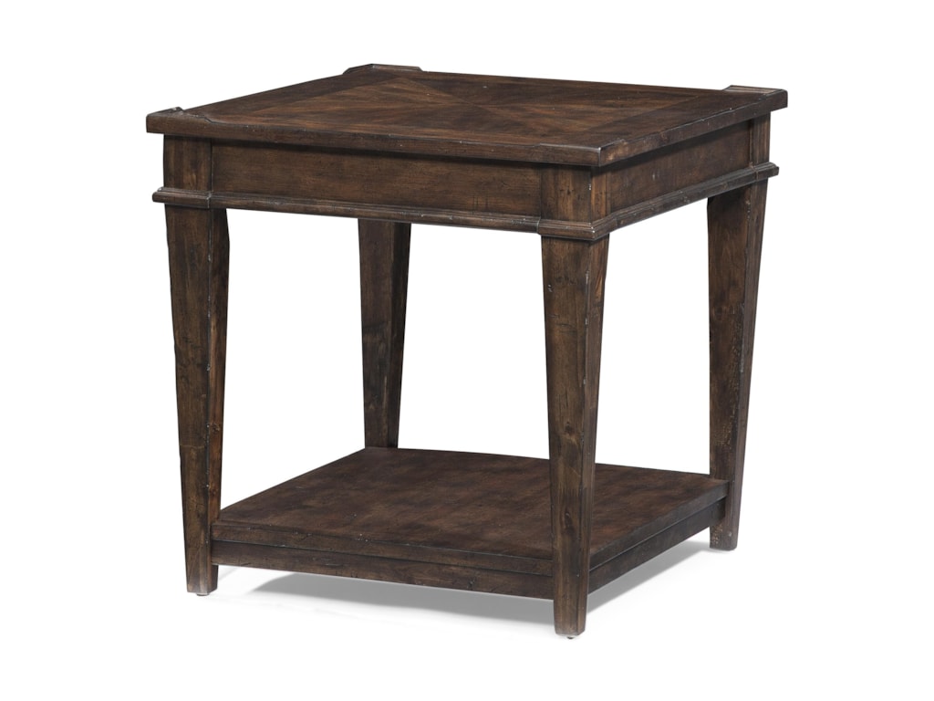 Trisha Yearwood Home Collection By Klaussner Trisha Yearwood Home End Table With One Shelf Wayside Furniture End Tables