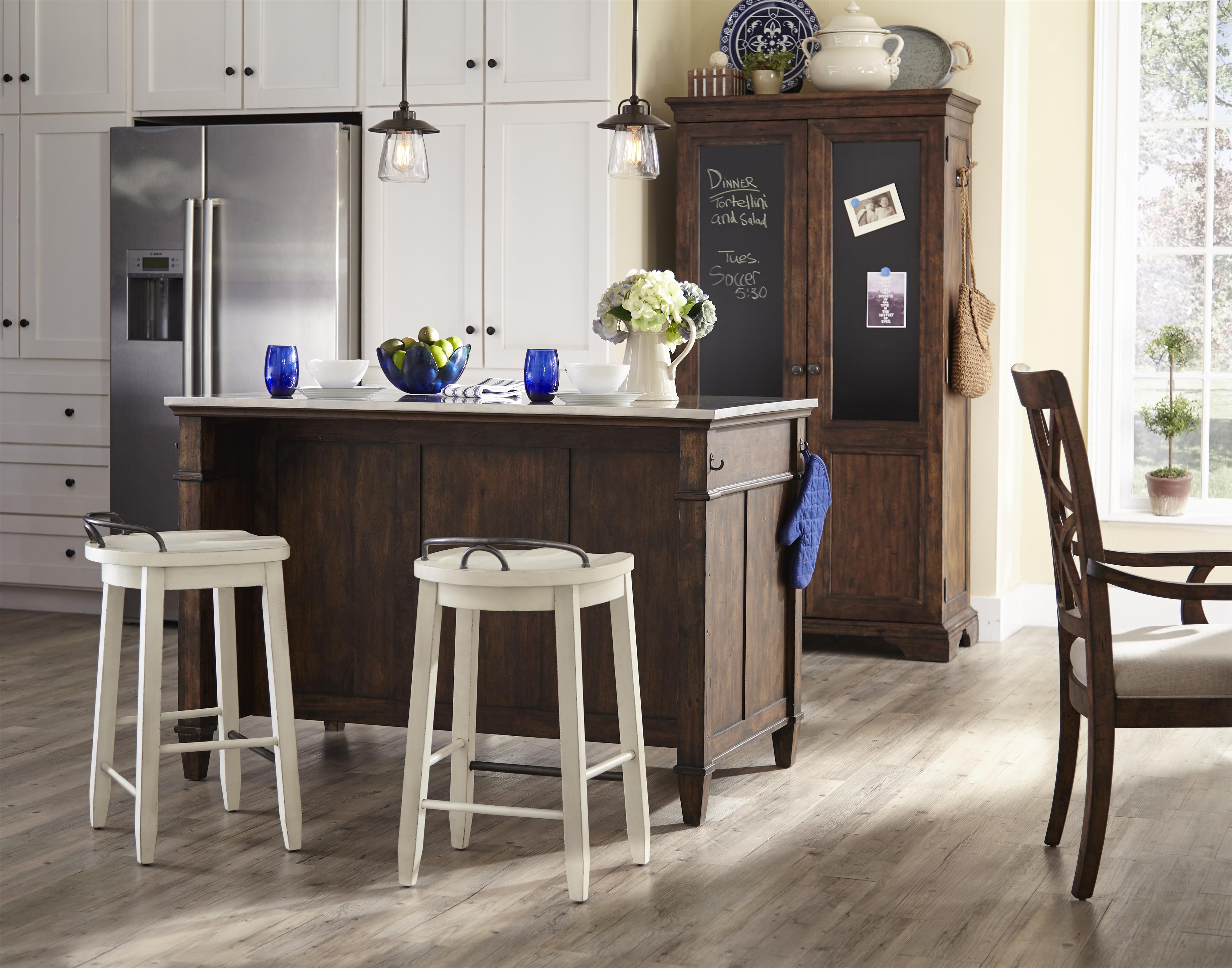 Trisha Yearwood Home Collection By Klaussner Trisha Yearwood Home Kitchen Island With Towel Hooks Lagniappe Home Store Kitchen Islands