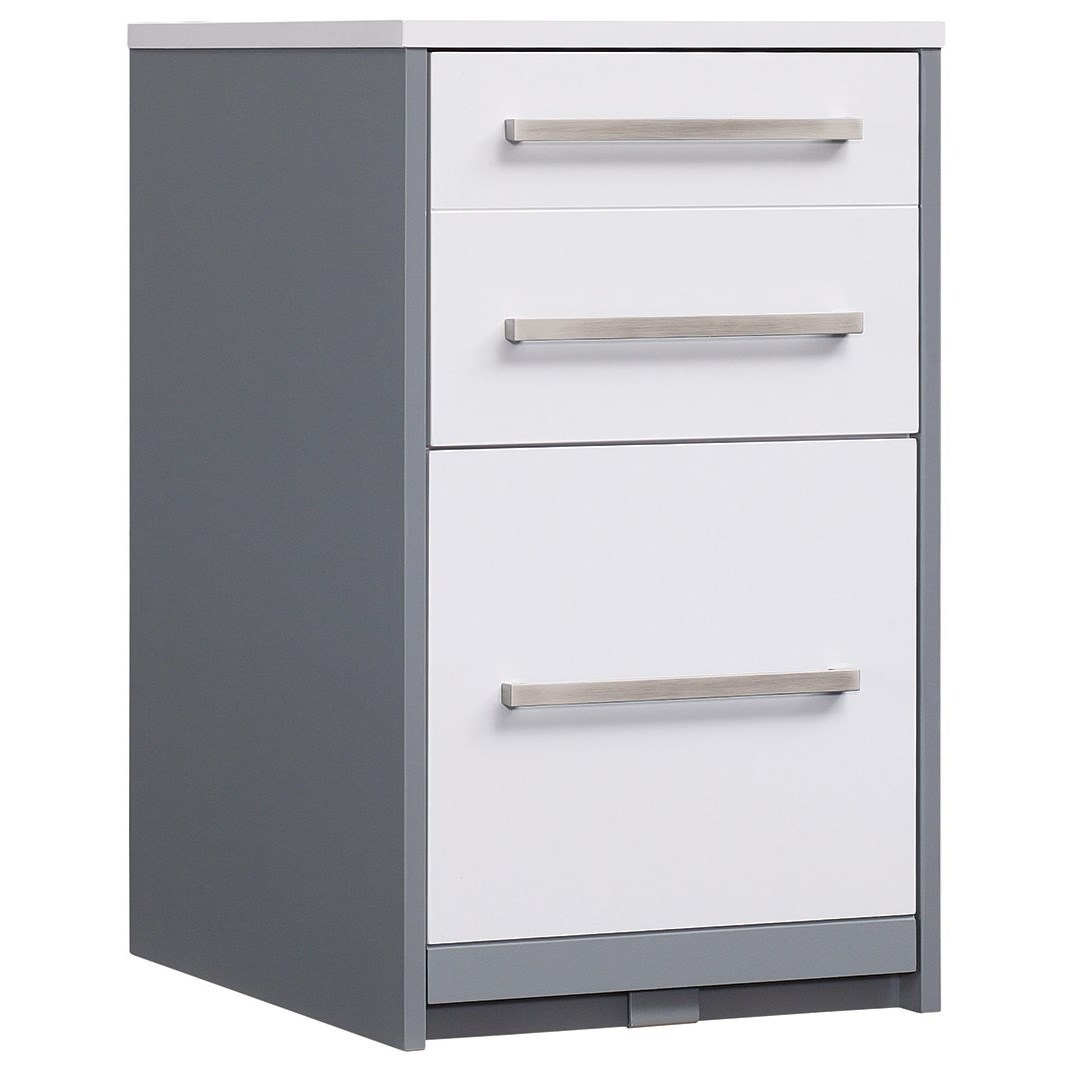 Twin Star Home Ashford Contemporary 2 Drawer File Cabinet With Ac Outlets And Usb Ports Darvin Furniture File Cabinets