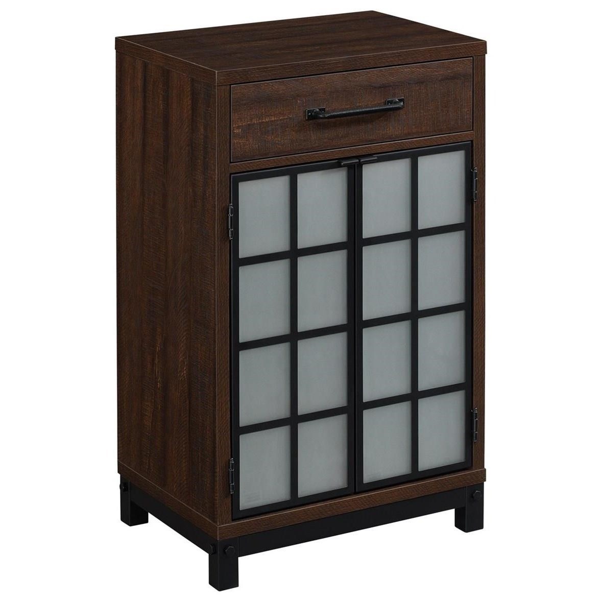 Twin Star Home Uptown Loft 19cm6490 Pd01 Accent Cabinet With Wine