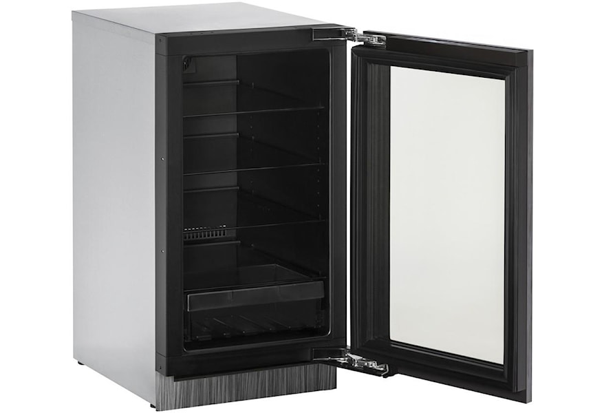U Line U 3018rglint 00a 18 Glass Door Compact Refrigerator Right