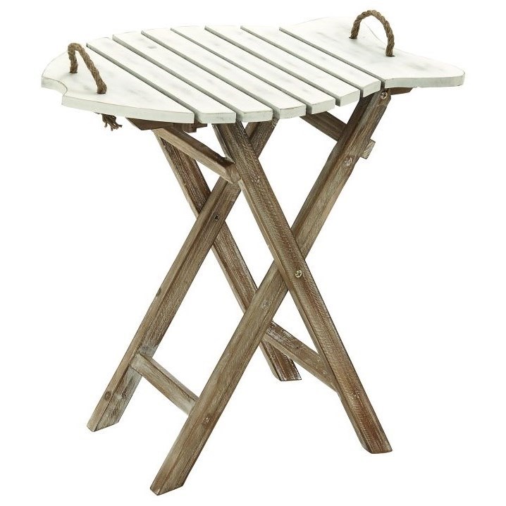 threshold folding patio accent table